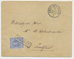 Trein Haltestempel Voorst 1884 - Brieven En Documenten