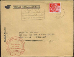 Cover To Charleroi, Belgium - Algerien (1962-...)