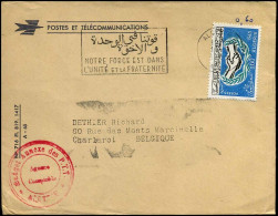 Cover To Charleroi, Belgium - Algérie (1962-...)