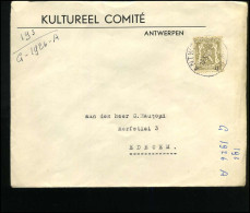 Cover Naar Edegem - "Kultureel Comité, Antwerpen" - 1935-1949 Small Seal Of The State