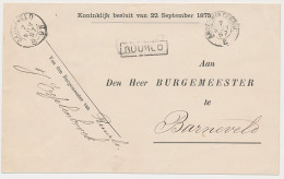 Trein Haltestempel Ruurlo 1887 - Briefe U. Dokumente