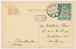 Briefkaart G. 166 Neuzen - Den Haag 1922 - Ganzsachen