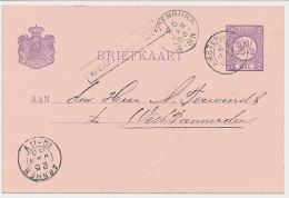 Trein Haltestempel Westervoort 1883 - Lettres & Documents
