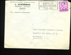 Cover Naar Kortrijk - "Studie Van Mter L. Ackerman, Notaris, Heule" - 1953-1972 Bril