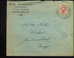 Cover Naar Brugge - N° 287 - "René Standaert, Entrepeneur, Knocke-sur-Mer" - Storia Postale