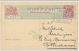 Treinblokstempel : Groningen - Harlingen II 1924 ( Dokkum ) - Non Classés