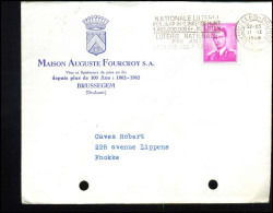Cover Naar Knokke - "Maison Auguste Fourcroy S.A., Vins Et Spiritueus De Père En Fils, Brussegem" - 1953-1972 Brillen