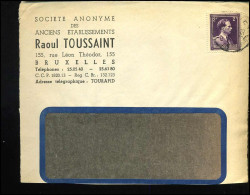 Coverfront - "Société Anonyme Des Anciens Etablissements Raoul Toussaint, Bruxelles" - 1936-1957 Offener Kragen