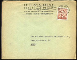 Cover Naar Gent - "Le Lloyd Belge / Belgische Lloyd, Antwerpen" - 1953-1972 Lunettes