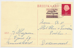 Briefkaart G. 338 / Bijfrankering Emmeloord - Dedemsvaart 1973 - Ganzsachen