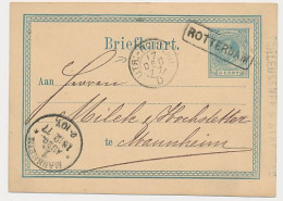 Trein Haltestempel Rotterdam 1877 - Briefe U. Dokumente