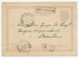 Trein Takjestempel Amsterdam - Emmerich 1871 - Briefe U. Dokumente