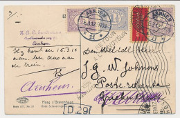 Niet Bestellen Op Zondag - Arnhem - Griekenland 1912 - Retour - Brieven En Documenten