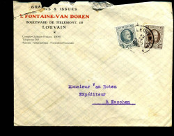 Cover Naar Esschen - "Grains & Issues, I. Fontaine-van Doren, Louvain" - 1922-1927 Houyoux