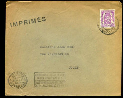 Cover Naar Uccle - Diamantstempel - 1935-1949 Small Seal Of The State