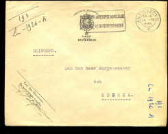 Cover Naar Edegem - "Kabinet Van Den Gouverneur Provincie Antwerpen" - Briefe U. Dokumente