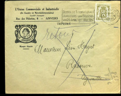 Cover Naar Ayvaille - 'L'Union Com. Et Industrielle, Anvers"  -- La Javanais -- Terug Aan Afzender/Retour .. - 1935-1949 Petit Sceau De L'Etat