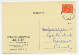 Firma Briefkaart Krommenie 1954 - Manufacturen - Unclassified
