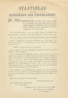 Staatsblad 1932 : Rijkstelefoonnet Hillegom - Lisse Enz. - Historische Dokumente