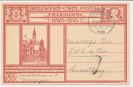 Briefkaart G. 199 H ( Haarlem ) Groningen - Middelburg 1926 - Ganzsachen