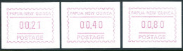 Papua New Guinea Automatic Stamps 1991 Year POSTAGE, MNH. Michel Auto 2. - Guinee (1958-...)