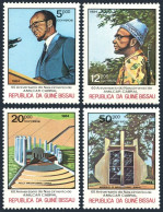 Guinea Bissau 586-589, MNH. Mi 793-795. Amilcar Cabral, 60th Birth Ann. 19084. - República De Guinea (1958-...)
