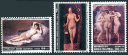 Equatorial Guinea  158-160, MNH. Paintings 1991. By Goya, Durer, Rubens. - Guinee (1958-...)