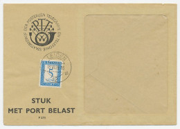 Emissie Port 1947 Dienst Envelop Leiden - Non Classés