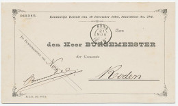 Kleinrondstempel Norg 1899 - Non Classés