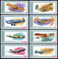 Guinea 774-781, Hinged. Michel 850-857. Aviation Retrospect, 1979. - Guinée (1958-...)