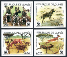 Guinea 1069-1072, Hinged. Michel 1194-1197. WWF 1987. African Wild Dog.Gazelle. - Guinea (1958-...)