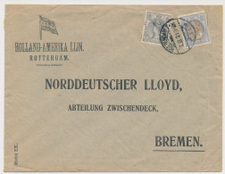 Firma Envelop Rotterdam 1921 - Holland Amerika Lijn - N.A.S.M. - Non Classés