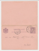 Briefkaart G. 24 Utrecht - De Bilt 1895 - Postwaardestukken