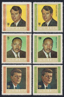 Guinea 519-521,C107-C109 & Imperf, MNH. R.F, J.F. Kennedy, Martin Luther King. - Guinea (1958-...)