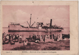 Boma - Arrivée D'un Vapeur Portugais - & Boat - Autres & Non Classés