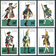 Guinea 1449A-1449F, 1449G, MNH. Old Germanic Military Uniforms, 1997. - Guinee (1958-...)