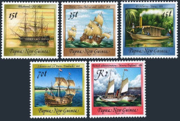 Papua New Guinea 664/676,set Of 5,MNH. Mi 543-547. Ships Issued 06.15.1987. - República De Guinea (1958-...)