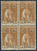 Portuguese Guinea 173 Block/4,MNH. Michel 141yC. Ceres, 1922. - Guinea (1958-...)