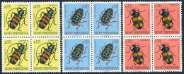 Portuguese Guinea 281-283 Blocks/4,MNH.Michel 281-283. Beetles 1953. - República De Guinea (1958-...)