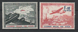 Dt. Besetzung Frankreich: Flugpostvignetten II-III, ** - Occupation 1938-45