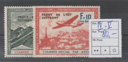 Dt. Besetzung 2. WK: Frankreich Flugzeuge Mit Aufdruck, ** - Besetzungen 1938-45