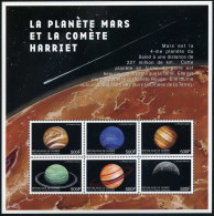 Guinea 1613-1614 Af Sheets,MNH. Space Exploration,1999.Planets.Mariners,Phobos, - Guinea (1958-...)