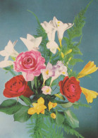 FLEURS Vintage Carte Postale CPSM #PAR880.FR - Flowers