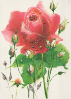 FLEURS Vintage Carte Postale CPSM #PAS301.FR - Flowers