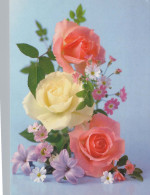 FLEURS Vintage Carte Postale CPSM #PAS001.FR - Flowers