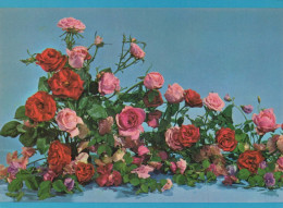 FLEURS Vintage Carte Postale CPSM #PAR760.FR - Flowers