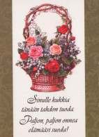 FLORES Vintage Tarjeta Postal CPSM #PBZ107.ES - Flowers