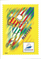 Carte Coupe Du Monde 1998 - NANTES - Football