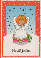 ÁNGEL Navidad Vintage Tarjeta Postal CPSM #PBP442.ES - Engelen