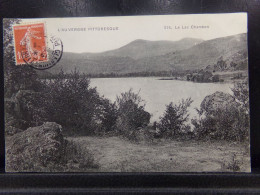 63281 . LE LAC CHAMBON . L'AUVERGNE PITTORESQUE . OBLITEREE 1909 . - Autres & Non Classés